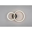 Plafoniera Trio SCOPE plastic, alb, negru, LED, 22W, 3000K, 2800Lm - R63601232