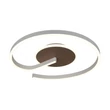 Plafoniera Trio CALLE  metal, plastic, alb, maro, LED, 21W, 2300-3000-4000K, 2600Lm - R63631165