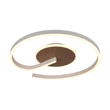 Plafoniera Trio CALLE  metal, plastic, alb, maro, LED, 21W, 2300-3000-4000K, 2600Lm - R63631165