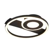Plafoniera Trio HORUS metal, plastic, alb, negru, LED, 22W, 3000K, 2500Lm - R63671132