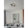 Plafoniera Trio HORUS metal, plastic, alb, negru, LED, 22W, 3000K, 2500Lm - R63671132