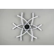 Plafoniera Trio POLLOCK metal, plastic, alb, negru, LED, 33W, 3000K, 3800Lm - R63691132