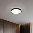 Plafoniera Trio SLOPE plastic, alb, negru, LED, 10.5W, 3000K, 1100Lm - R63771132