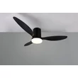 Corp de iluminat cu ventilator Trio GÖTEBORG plastic, negru, LED, 20W, 2500lm, 2700K-6000K - Trio-R64202132