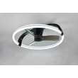 Corp de iluminat cu ventilator Trio STOCKHOLM plastic, negru, LED, 37W, 4300lm, 2700K-6500K - Trio-R64262132