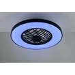 Corp de iluminat cu ventilator Trio LINKÖPING plastic, negru, LED, 45W, 5600lm, 2700K-6500K - Trio-R64462102