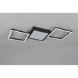 Plafoniera Trio GELO metal, plastic, alb, negru, LED, 24W, 3000K, 2500Lm - R64471132