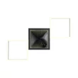 Plafoniera Trio GELO metal, plastic, alb, negru, LED, 24W, 3000K, 2500Lm - R64471132