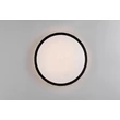 Plaoniera Trio VARDA metal, negru, LED, 24W, 2500lm, 2700K-6500K - Trio-R64811102