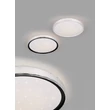 Plaoniera Trio VARDA metal, negru, LED, 24W, 2500lm, 2700K-6500K - Trio-R64811102