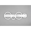 Plaoniera Trio LUMOS metal, crom, LED, 26.5W, 3300lm, 4000K - Trio-R64821106