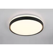 Plafoniera Trio SPACY plastic, negru, LED, 33W, 3800lm, 2700K-6500K - R64851132