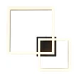 Plafoniera Trio CAMINO plastic, negru, LED, 22W, 3000K, 2800Lm - R65771232