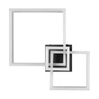 Plafoniera Trio CAMINO plastic, alb, negru, LED, 32W, 3000K, 4000Lm - R65771332