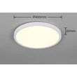 Plafoniera Trio DRACO plastic, alb, LED, 30W, 2300-3000-4000K, 4000Lm - R65891931