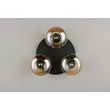 Plafoniera Trio DIVINA metal, sticla, negru, chihlimbar, E14 - R66643013