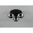 Plafoniera Trio DIVINA metal, sticla, negru, fumuriu, E14 - R66643054