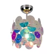 Plafoniera Trio IRIDE metal, plastic, crom, transparent, E27 - R66711053