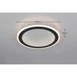 Plafoniera Trio GLACE metal, plastic, negru, alb, LED, 21.5W, 2700-6500K, 2600Lm - R67681132