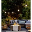 Lampa de decor Trio CHAIN plastic, negru, E27, IP44 - Trio-R74771932