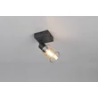 Aplica de perete Trio CADIZ metal, sticla, negru, chihlimbar, E14 - R81781032