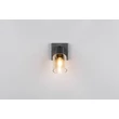 Aplica de perete Trio CADIZ metal, sticla, negru, chihlimbar, E14 - R81781032