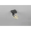 Aplica de perete Trio CADIZ metal, sticla, negru, chihlimbar, E14 - R81781032