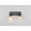 Plafoniera Trio CADIZ metal, sticla, negru, chihlimbar, E14 - R81782032