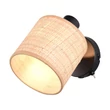 Aplica de perete Trio AIMEE metal, natur, negru, bej, E14 - R81851736