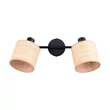 Plafoniera Trio AIMEE metal, natur, negru, bej, E14 - R81852036