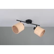 Plafoniera Trio AIMEE metal, natur, negru, bej, E14 - R81852036