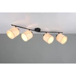 Plafoniera Trio AIMEE metal, natur, negru, bej, E14 - R81854036