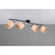 Plafoniera Trio AIMEE metal, natur, negru, bej, E14 - R81854036