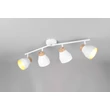 Spot Trio VALENTIN metal, alb, E14 - Trio-R81924031