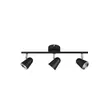 Spot Trio TOULOUSE metal, plastic, negru, LED, 3000K, 3x3.5W, 1200lm - R82123132