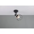 Spot Trio JEROME metal, ratan, negru, natural, E27 - Trio-R86231732