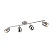 Plafoniera Trio NANCY metal, nichel, GU10 - R86264007
