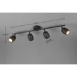Plafoniera Trio NANCY metal, negru, GU10 - R86264032