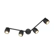 Plafoniera Trio NANCY metal, negru, GU10 - R86264032