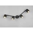 Plafoniera Trio NANCY metal, negru, GU10 - R86264032