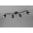 Plafoniera Trio NANCY metal, negru, GU10 - R86264032