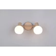 Plafoniera Trio BOBA metal, sticla, bej, alb, E14 - R86372043
