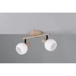 Plafoniera Trio BOBA metal, sticla, bej, alb, E14 - R86372043