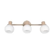 Plafoniera Trio BOBA metal, sticla, bej, alb, E14 - R86373043