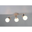 Plafoniera Trio BOBA metal, sticla, bej, alb, E14 - R86373043