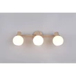 Plafoniera Trio BOBA metal, sticla, bej, alb, E14 - R86373043