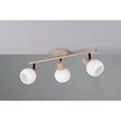 Plafoniera Trio BOBA metal, sticla, bej, alb, E14 - R86373043