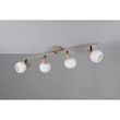 Plafoniera Trio BOBA metal, sticla, bej, alb, E14 - R86374043