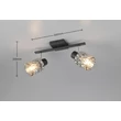 Plafoniera Trio JACK  metal, sticla, negru, fumuriu, E27 - R86422032