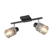 Plafoniera Trio JACK  metal, sticla, negru, fumuriu, E27 - R86422032